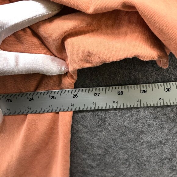 ASOS Oversized T Shirt Mens M Short Sleeve Crewneck Orange Clay Peach Cotton - Picture 7 of 8